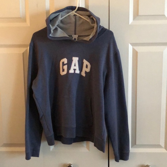 GAP Sweaters - Gap slate blue XL hoodie